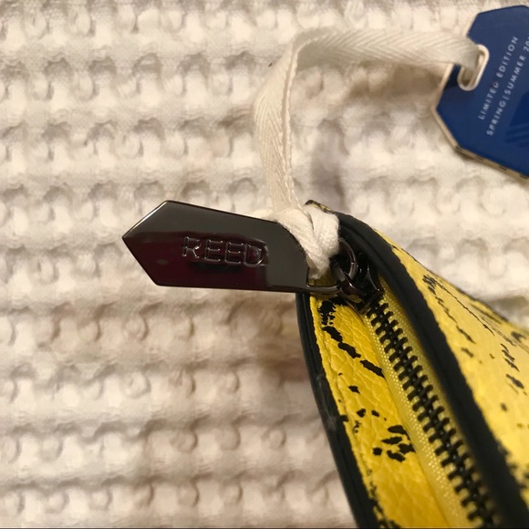 NWT REED Small Solar Yellow Viper Atlantique Pouch - Picture 6 of 6